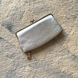 NWT Hobo International Millie Wallet Clutch Silver